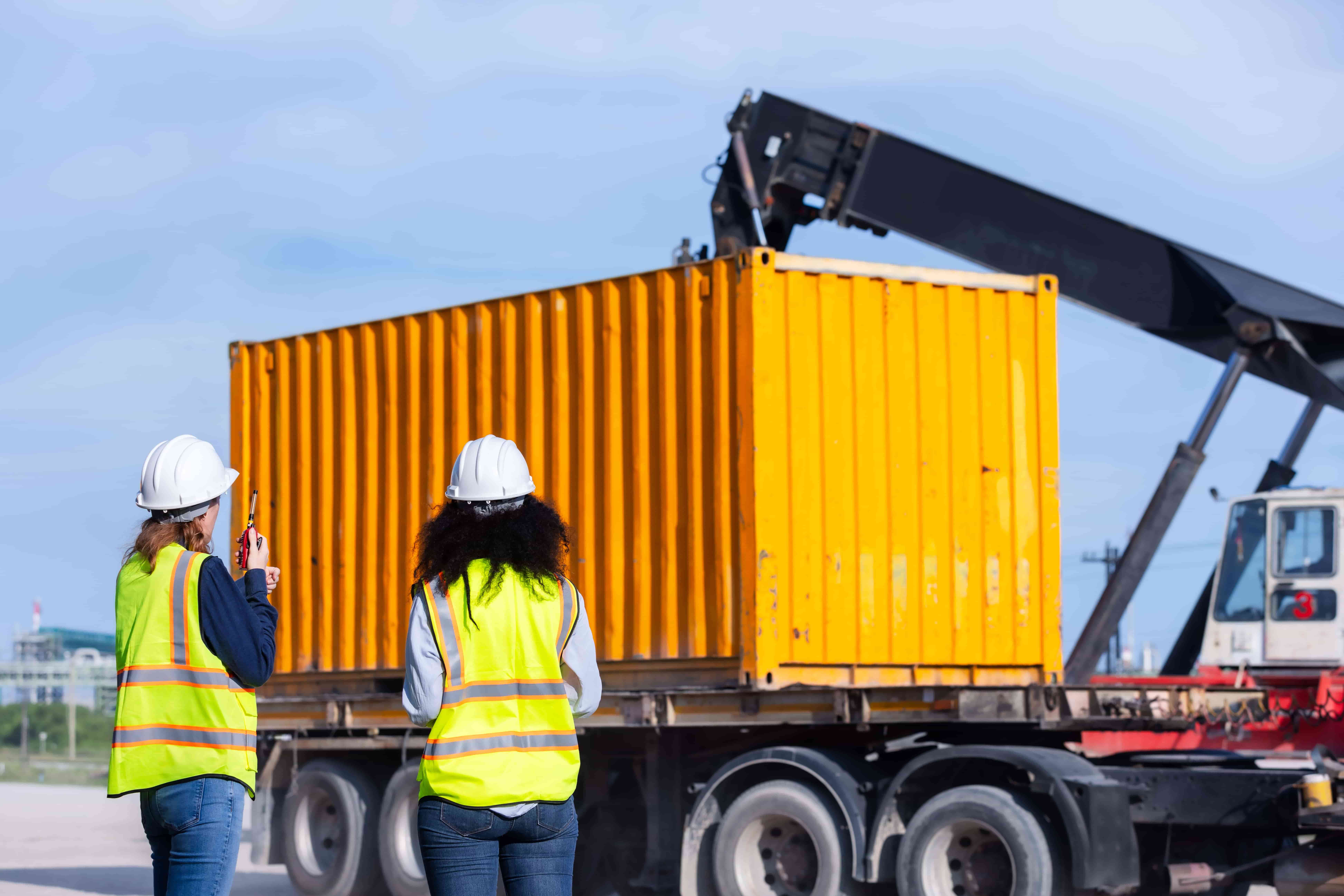 Shipping container transport